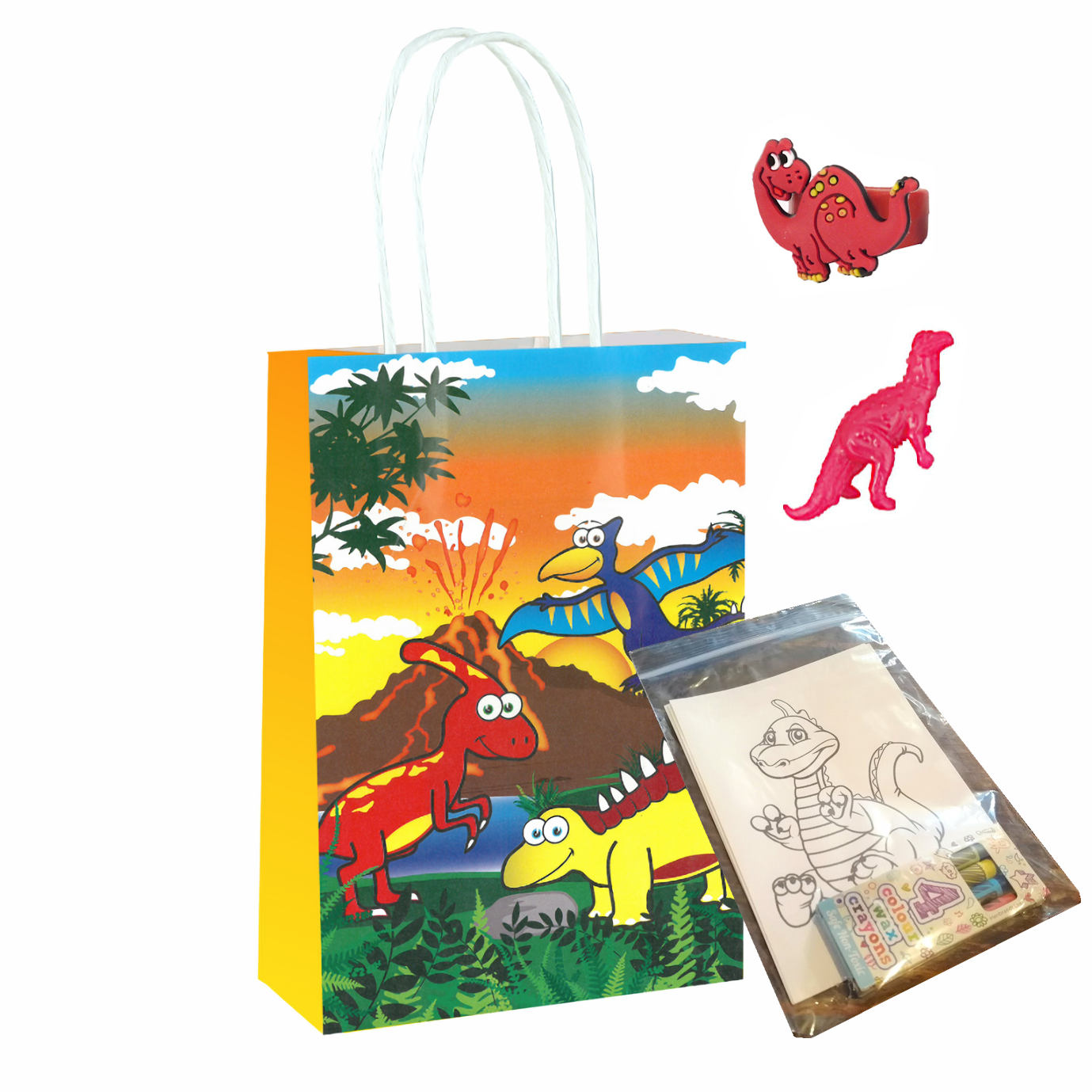 Dinosaur Colouring Set Party Bag